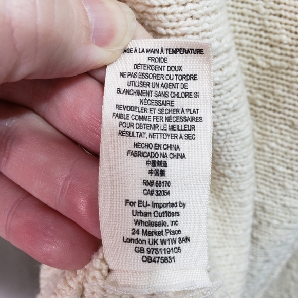 Free People Soul Sister Cotton Zip Long Cardigan S - Picture 8 of 8